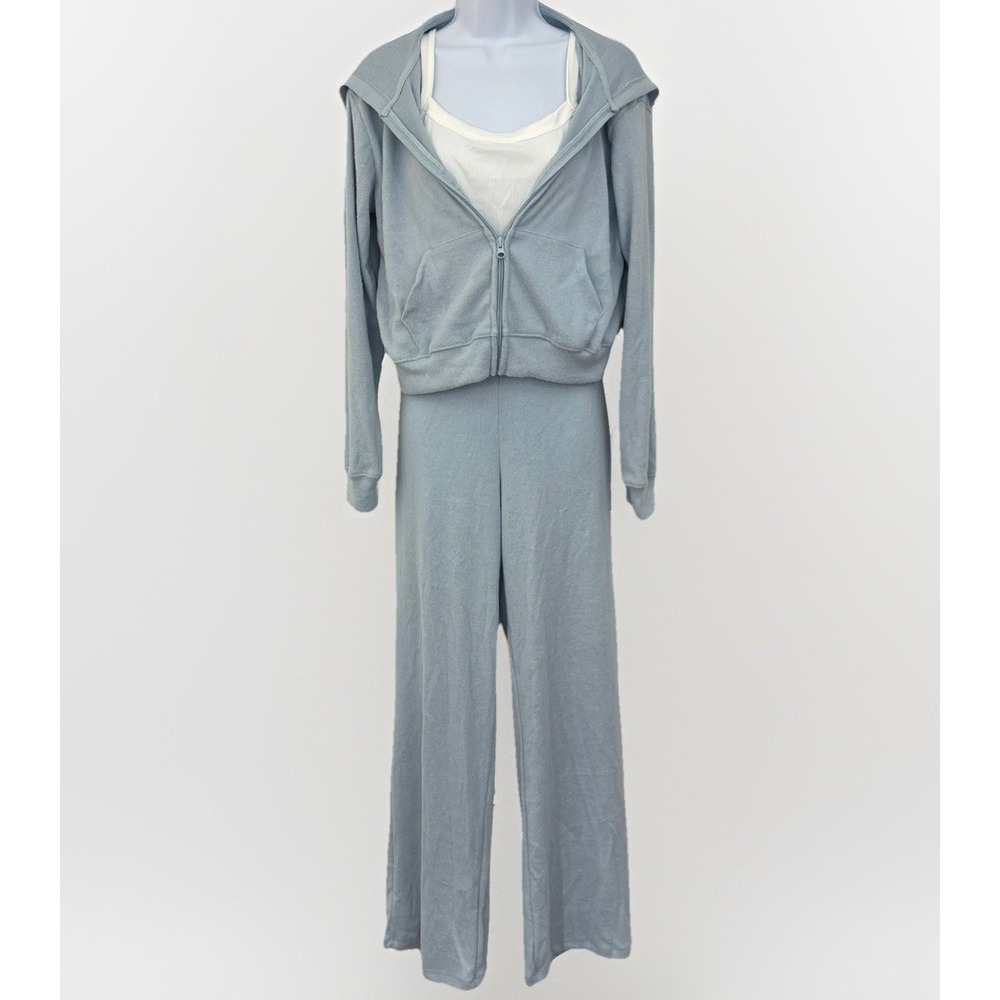 Sage & Stone Lounge Track Suit Niagara Mist Sz‎ L Soft Cozy Comfort